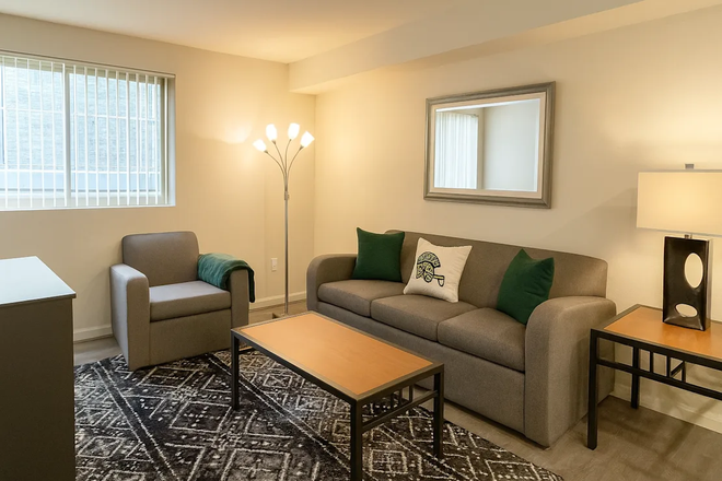 Living Room - Cedar Greens Apartments