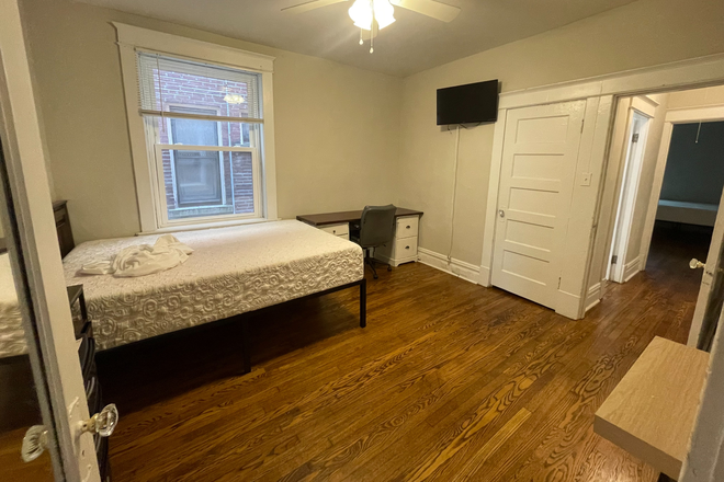 Bedroom 1 (Right of Living Room) - 5920 McPherson (3 Bed / 1 Bath) Apartments