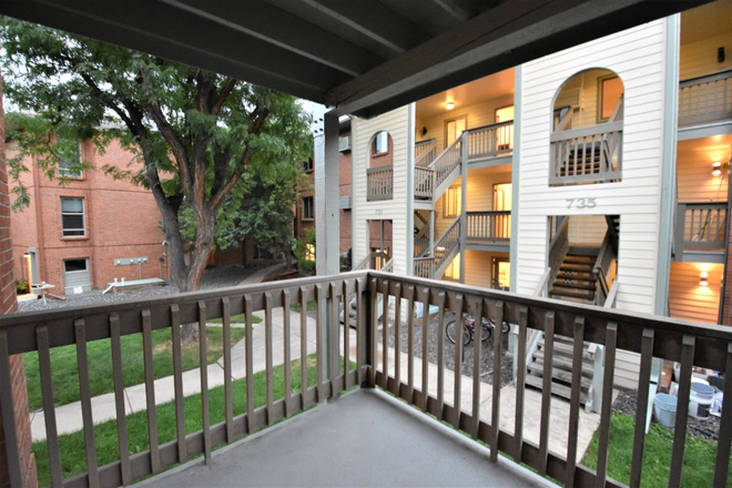 Outdoor deck - Fully furnished apartment in-between Pearl St. & Campus