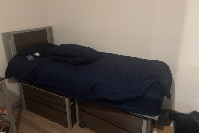 There is also a living room in addition to the bedroom - Plaza Verde, American Campus Communities Apartments