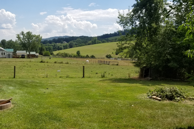 View from back of 4-plex - Large 4BR Fully Furnished Harding Rd Apartment