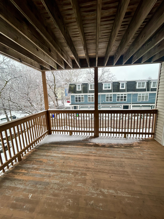 Deck - Modern Apartment Near Mission Hill