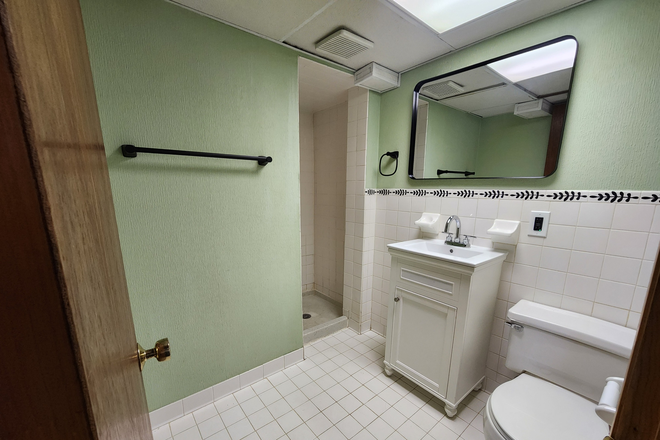 Basement Bathroom - Two Rooms Available in House Close to Campus