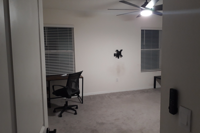 Bedroom - Room with Bed, Bathroom, Large Closet, Shared Kitchen and Living Room