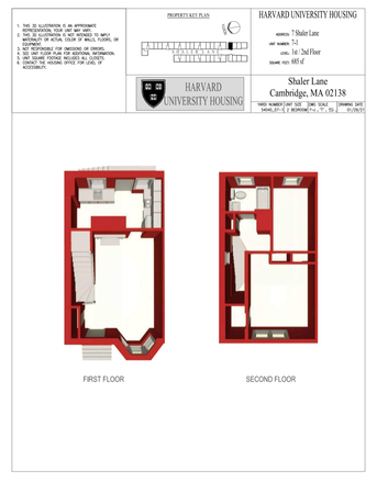 Floor Plan - 2 Story 2 Bedroom Pet Friendly Townhouse