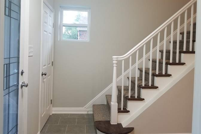 stairs to 2nd floor and closet - Nestled Between College Park and Hyattsville Townhome
