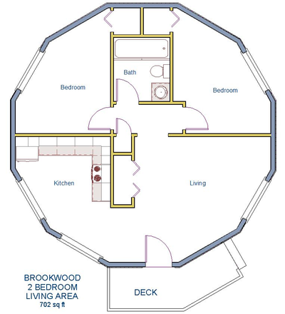Floor Plan - Brookwood D02 Apartments