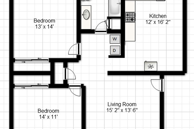 Floorplan - Apartment Heights - Spring Semester Sublease Available