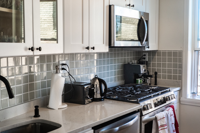 Kitchen - July 2026 Furnished 1BR in Cleveland Circle – Walk to BC – No Fee Apartments