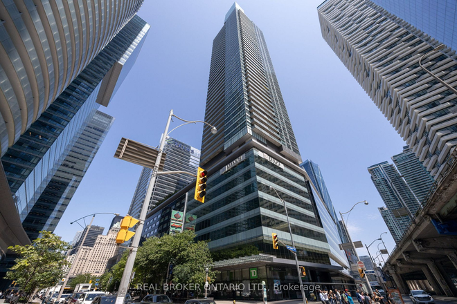 Builiding exterior - 1+1 Furnished Apartment in Sunny Harbourfront Toronto