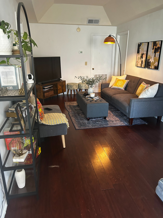 Cozy Living Room - 2b/2b homely apartment walking distance from campus (VUMC, Peabody)