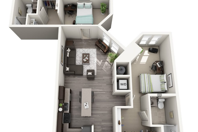 Unit layout - SkyVue