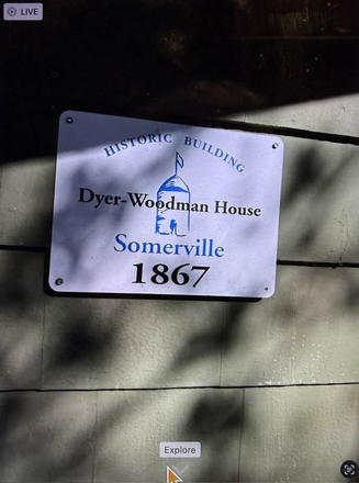 house plaque - Putnam St. Apartment,  Close to MIT, Harvard and Tufts, walk, bike, or the T.