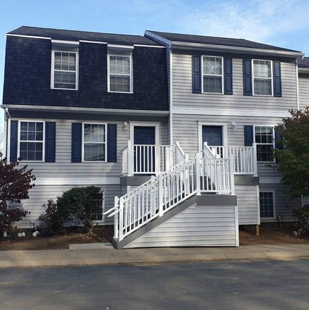 House is the one on the right - 1100 West Aaron Drive Unit D4