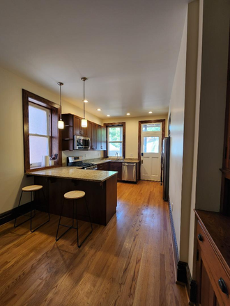 Kitchen - Spacious 2BR Furnished Apartment 2 Blocks from WashU | All Utilities + WiFi Included