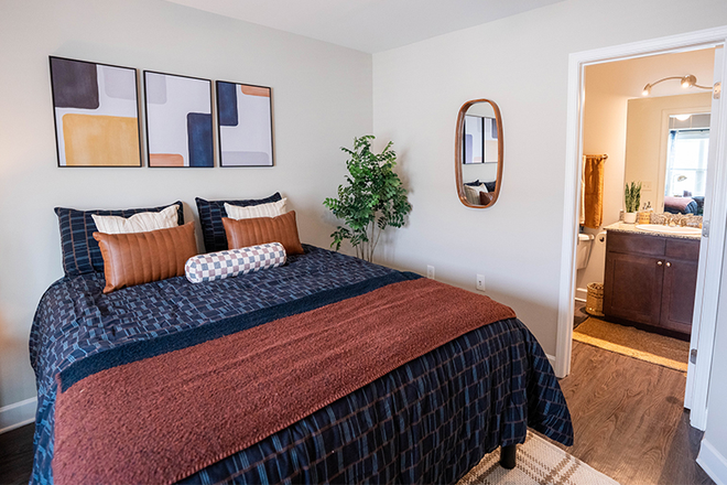 Bedroom - The Ridge Clemson Apartments