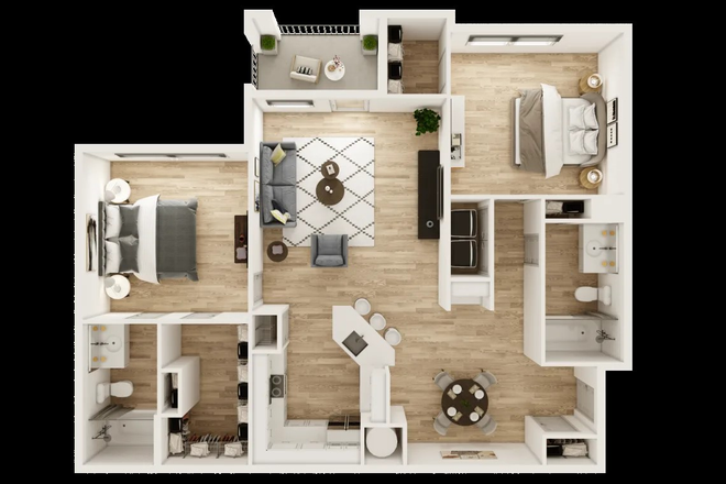 Floorplan - The Avenues at Verdier Pointe Apartments