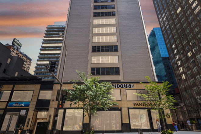 Front exterior - Furnished 1 bedroom apartment on Michigan Ave