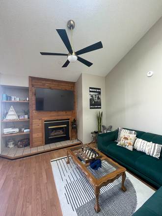 Living Room - 2 Bedrooms in 3-bd Condo open to share w/1 Student/Owner: avail Aug. 9, 2025