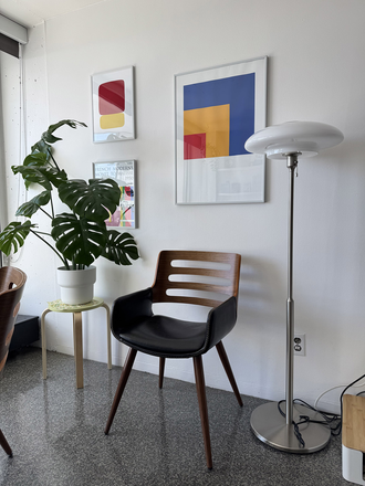 Living Room Artwork - Modern 1 Bedroom Apartment Sublet - Peabody Terrace