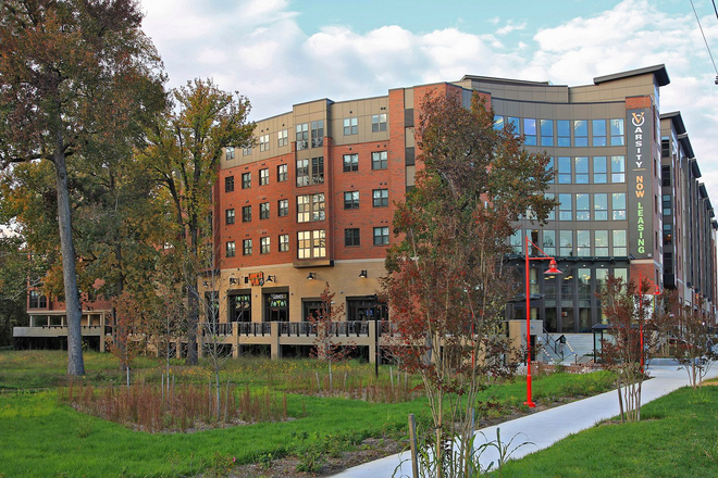 View of apartment - The Varsity Spring 2026 Sublease - 4x4 with Male Roommates, Utilities included, Discounted Rent Apartments