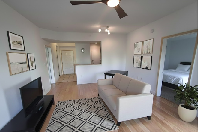 Living Area with furniture - WALKING DISTANCE FROM UM 2 BEDROOMS 2 FULL BATHS SPLIT FLOORPLAN