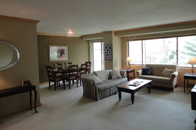 Living Area - Lovely Spacious 2 bd Condo (Utilities included) at "The Towers" - close to AU