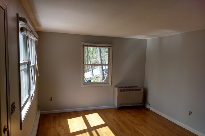 Newly painted living room. - Belchertown duplex Duplex