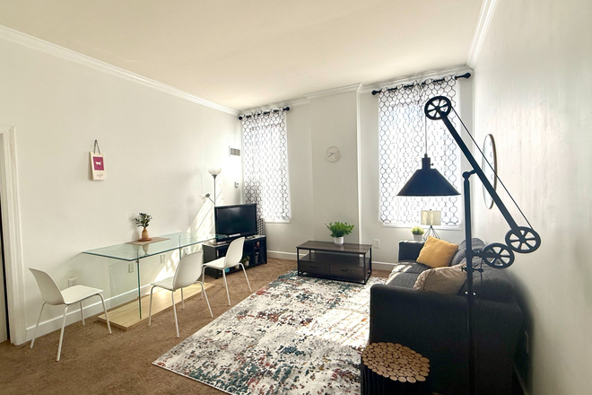 Living Room - fully furnished - Belvedere 1BR/1BA