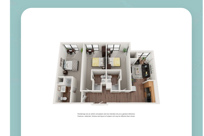 Floor plan - Vista Apartment