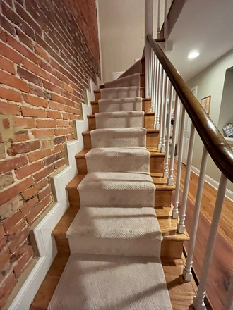 staircase - Little Italy In-Law Suite in large fully renovated row house w/ parking pass - short or long term