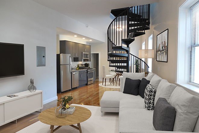 Living Room - Modern 3 Bed/1.5 Bath with In-Unit Laundry – Available 9/1 Apartments