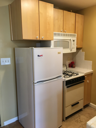 Kitchen - Fully furnished studio in Monroe House, Foggy Bottom