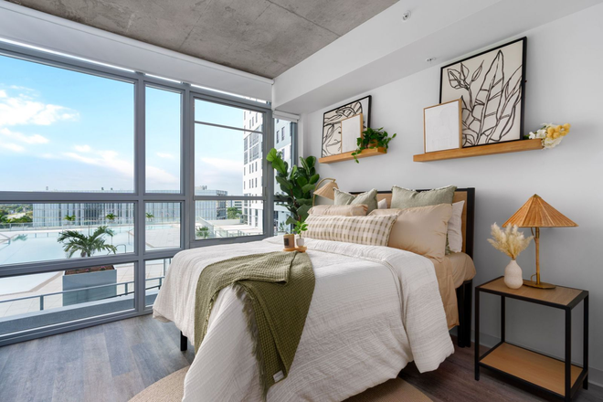 Bedroom, I was also granted the master bedroom which has the most space. - Terrazul Apartments