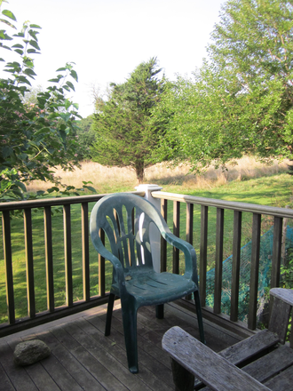 deck - STUDIO Apt., furnished , winter rental in country setting