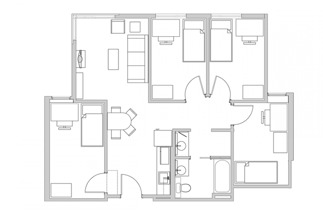 Floorplan - Berkeley Metropolitan Apartments