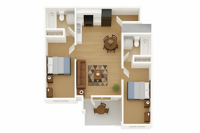2X2 Extra Large Floorplan - The Heights of Knoxville! Discounted one bedroom located in fabulous apartment convenient to UT's C