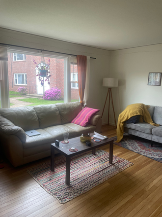 Another view of the living room - 1 Bedroom Summer Sublet in a 2 Bedroom Downtown Apartment