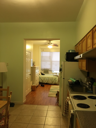 kitchen and bedroom - Charming Studio Apartment at 41st and Chester Avenue, Philadelphia, PA 19104