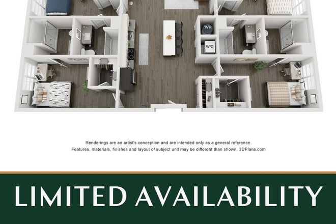 That's the floor plan. The bedroom is the back left. - Room in an apartment at the 87