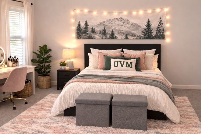 bedroom 2 - 1 block walk to UVM. 2 bedroom on the 2nd floor with balcony & parking Apartments