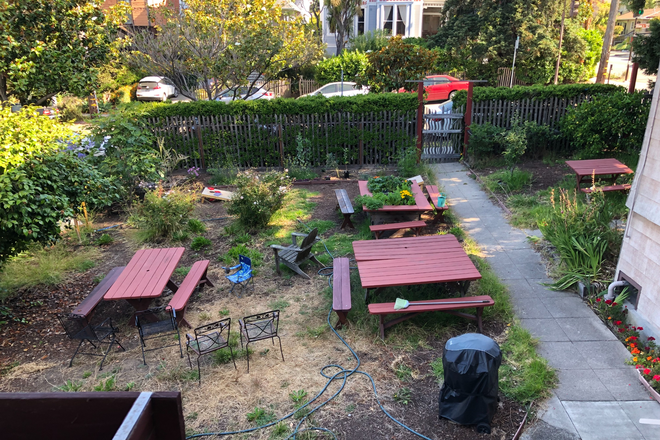 Garden access outside front door - One Bedroom-Near UC