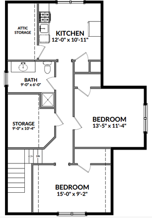 Floor Plan - Furnished 2 BR, all utilities (+internet) included. 5 minutes to bus stop Arlington Center Triplex