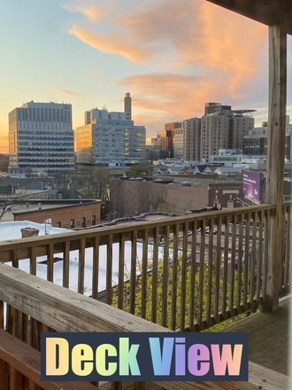 Deck View - 2 bedrooms in 4 bedroom apt