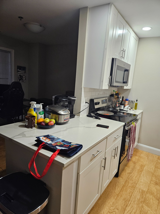 Kitchen includes dishwasher, icemaker, air fryer, toaster oven, oven, microwave - June-December Negotiable | Furnished | Half of a two-bed two-bath apartment, Rosslyn Heights