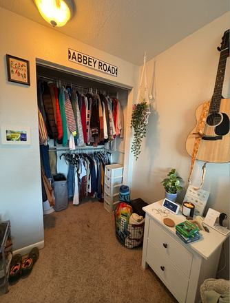 Bedroom closet - House near campus