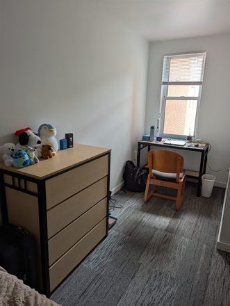Dreser, Desk, Chair, Window - South Campus Commons 1, All Male Apartment