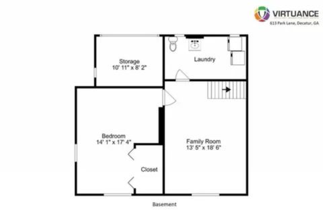 main floor - 613 Park Ln Split Level House