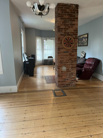 Living Room - Private BR in a 4 BR, 2 BA Victorian House in Harvard Square! Washer and Dryer in Basement!