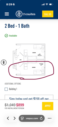 Layout - The Suites Apartments